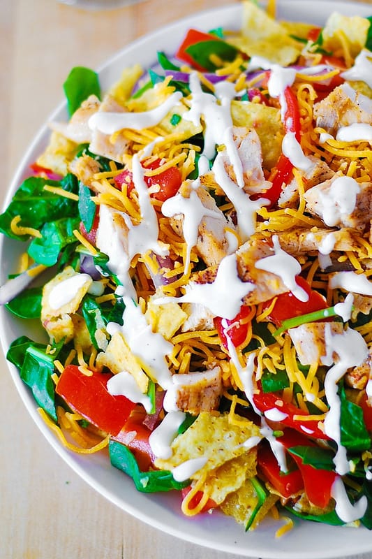 Baked Taco Mex Salad