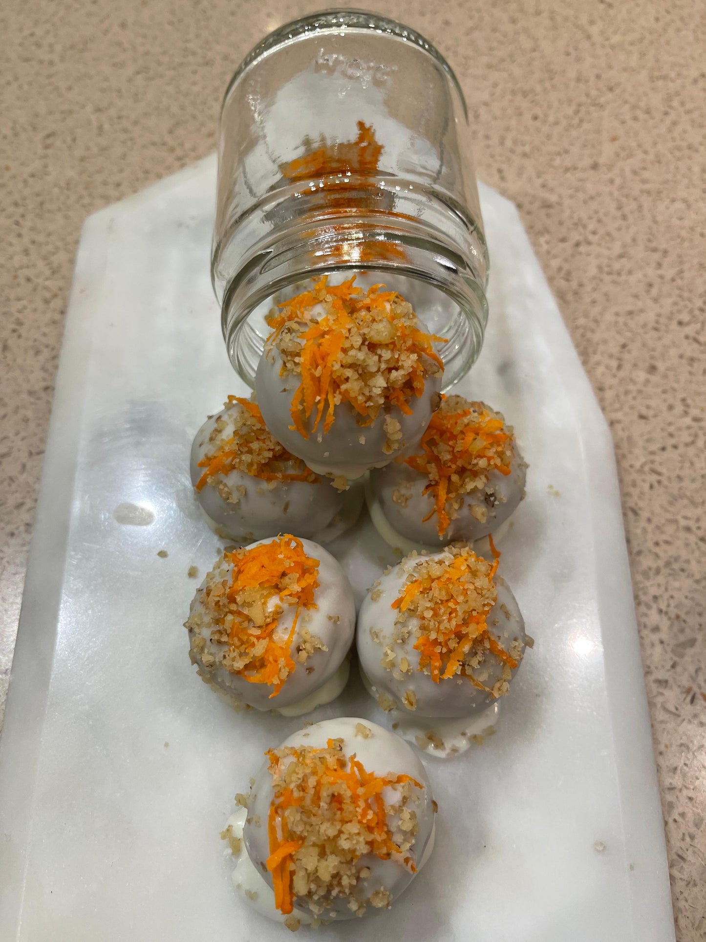 Carrot Cake (White Chocolate) Protein Balls (2 per Pack)