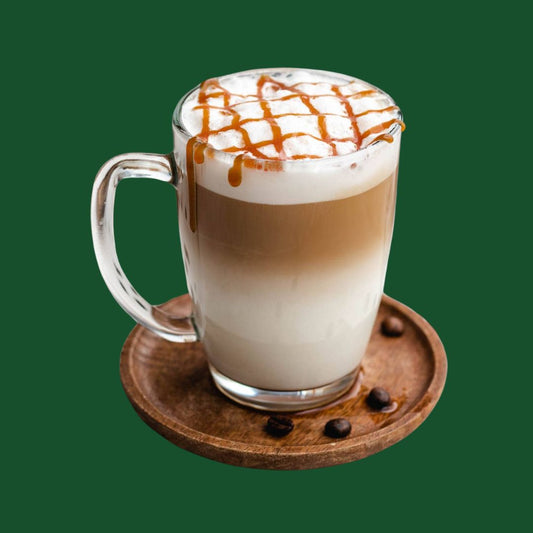 Hot Caramel Latte (12 oz)